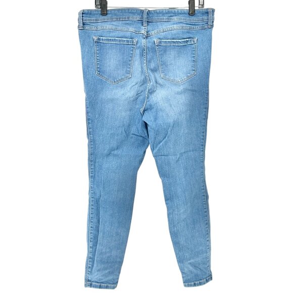 Torrid Jeans Womens 14R Blue Denim Luxe Super Skinny Super Soft Stretch Mid-Rise - Picture 9 of 9
